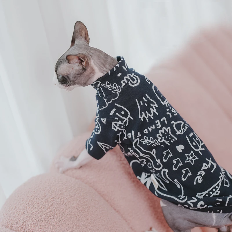 Devon Rex Cat Skirt Pet Supplies Sphynx Cat Sleeveless Cotton Skirt for Sphinx Conis Dress Devon Rex Cats Sphynx Costume Devon