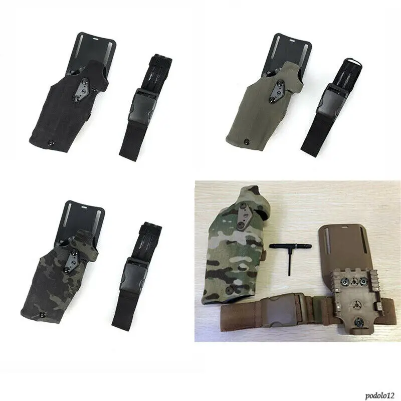 MC BK RG 63DOGlock17 X300 Drop Adapter Quick Release Gaiter Belt Set  Tactical