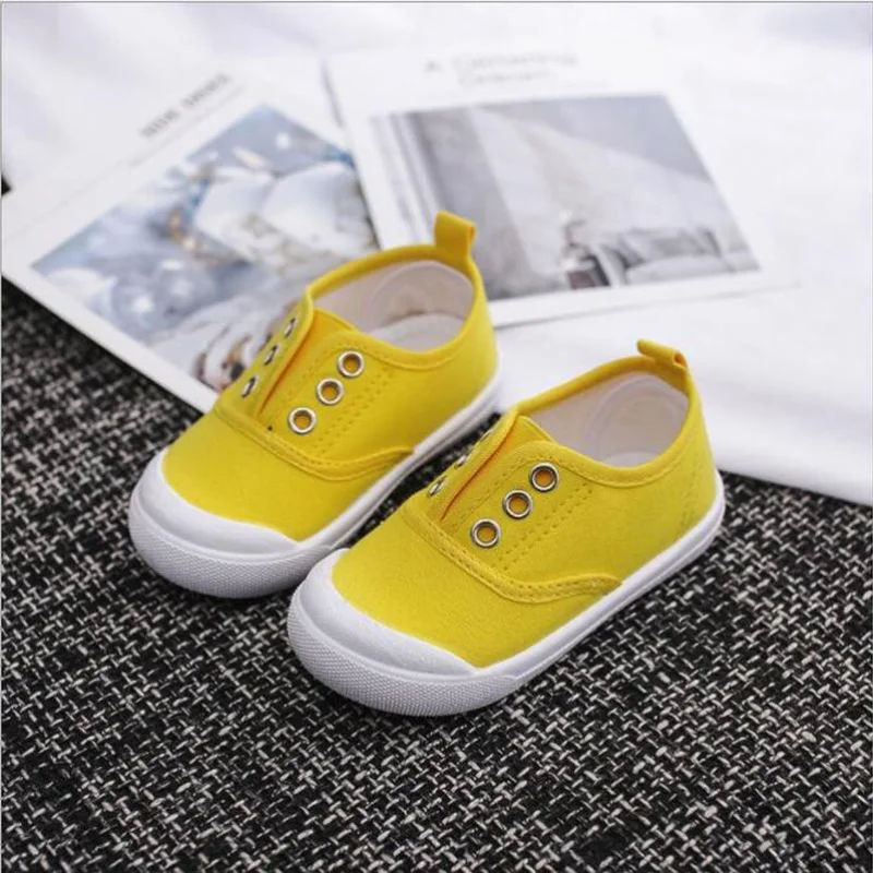 Kids Shoes 2022 Spring Autumn Children Casual Shoes Boys Girls Canvas Shoes Soft Comfortable Slip-on Sneakers