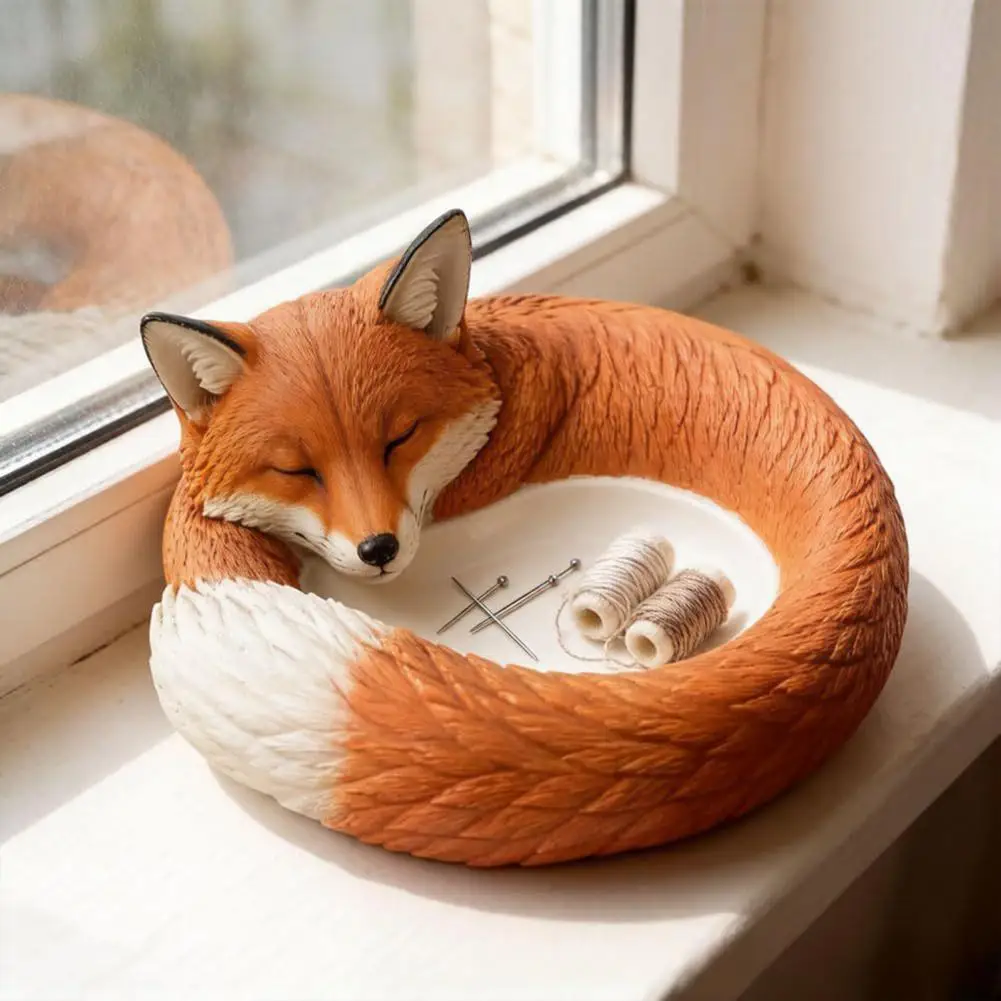 Catchall Bowl, Horse Elephant Fox Cat Shape Storage Tray, Scratch-Proof Large Capacity Organizer, for Keys Headphones Lipstick
