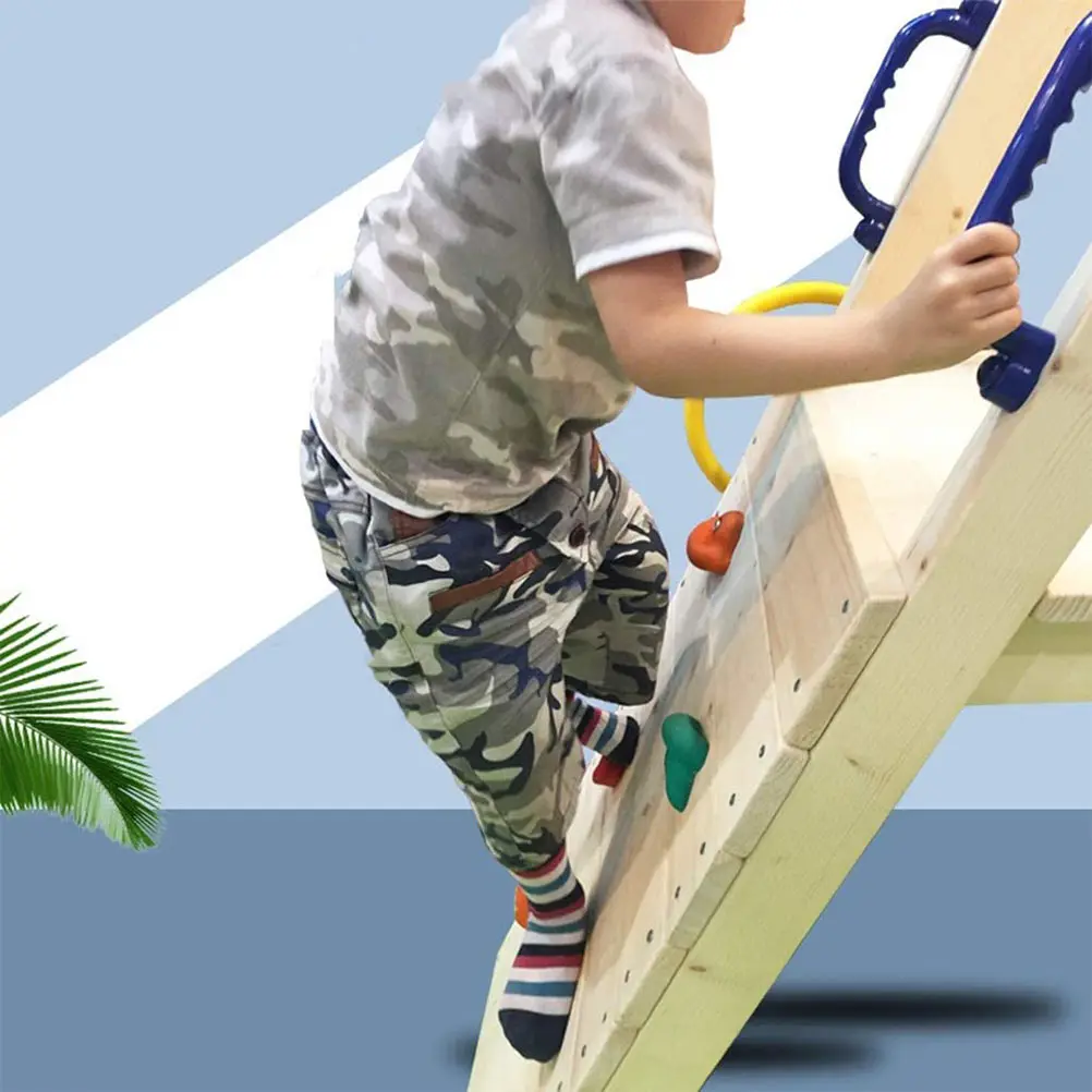 

Plastic Playground Safety Handles Kids Climbing Wall Toys EcoFriendly Grips Playhouse Accessories Outdoor
