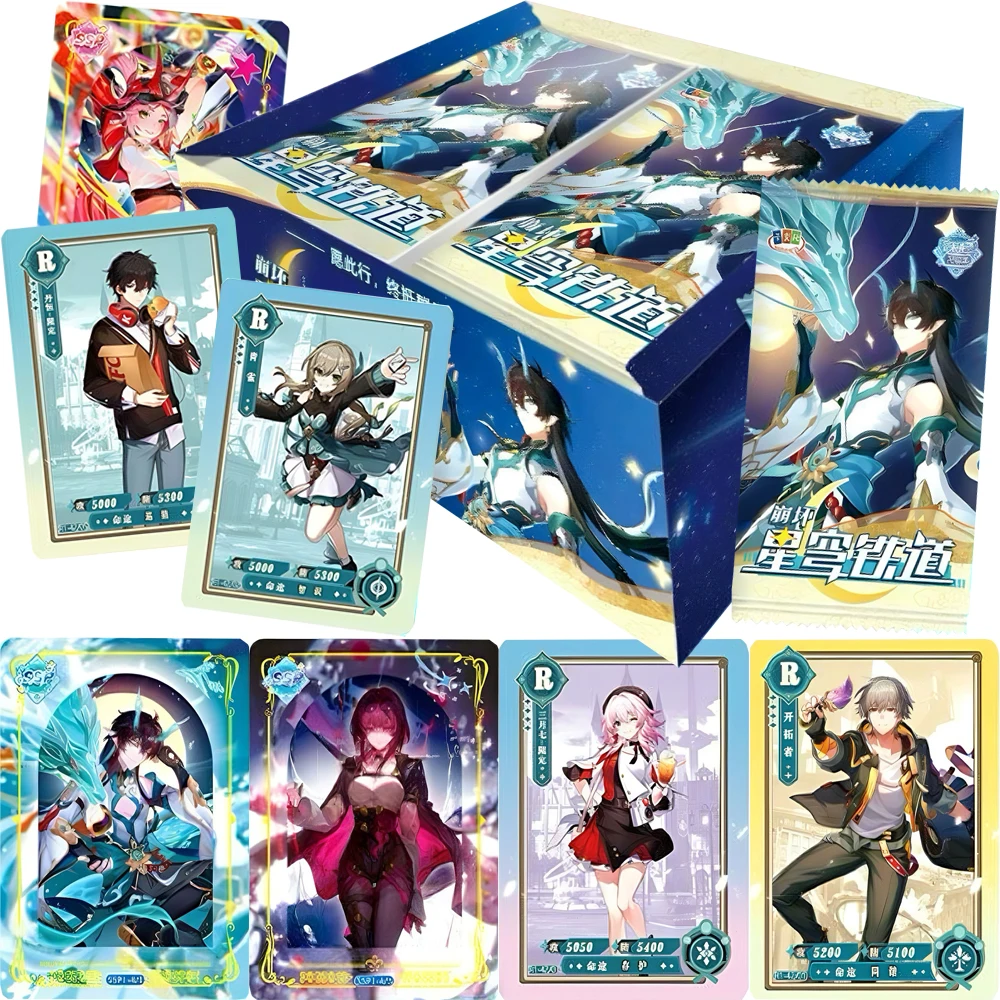 Adventure Strategy Game Honkai Star Rail Collection Cards Popular Character High Quality Battle Trading Cards Booster Box Toys