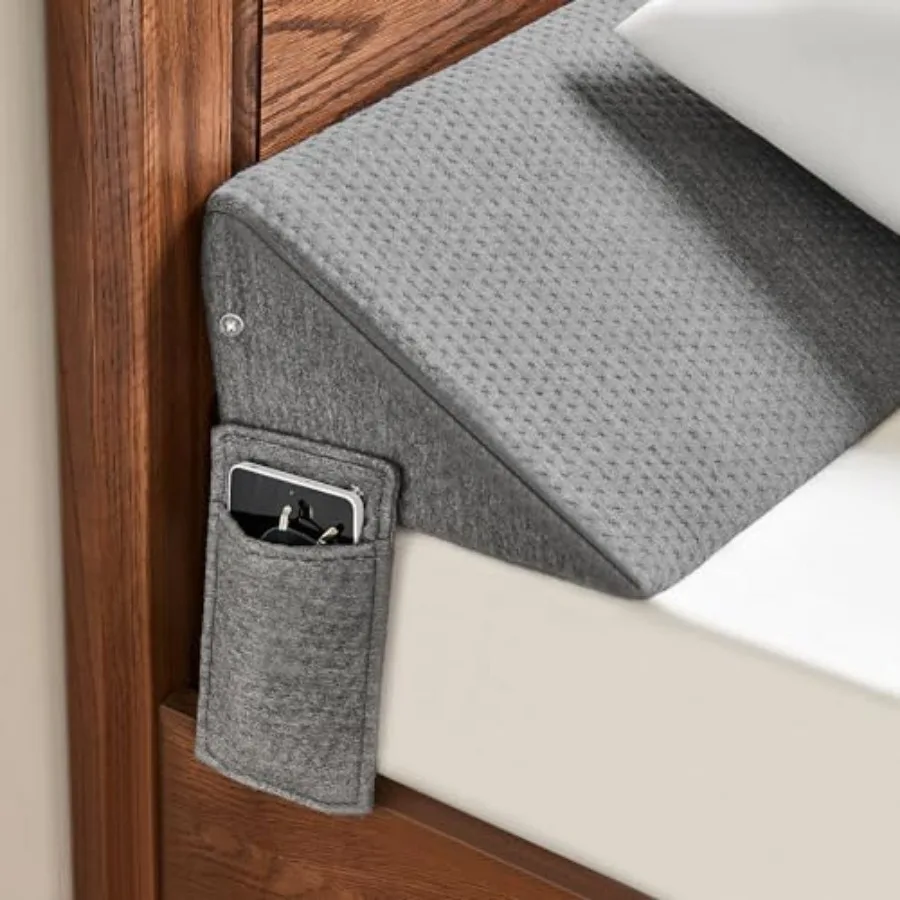 

Queen Size 60"x7.5"x10" Bed Wedge Pillow for Headboard Mattress Gap Filler(0-8") Bed Wedge for Gap Between Your Headboard and M