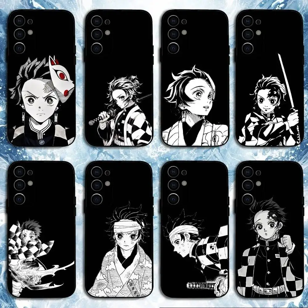 

Tanjiro D-Demons S-Slayer Phone Case For Samsung S25,S24,S23,S22,S21,S20,Plus,Fe,Lite,Others Black Cover
