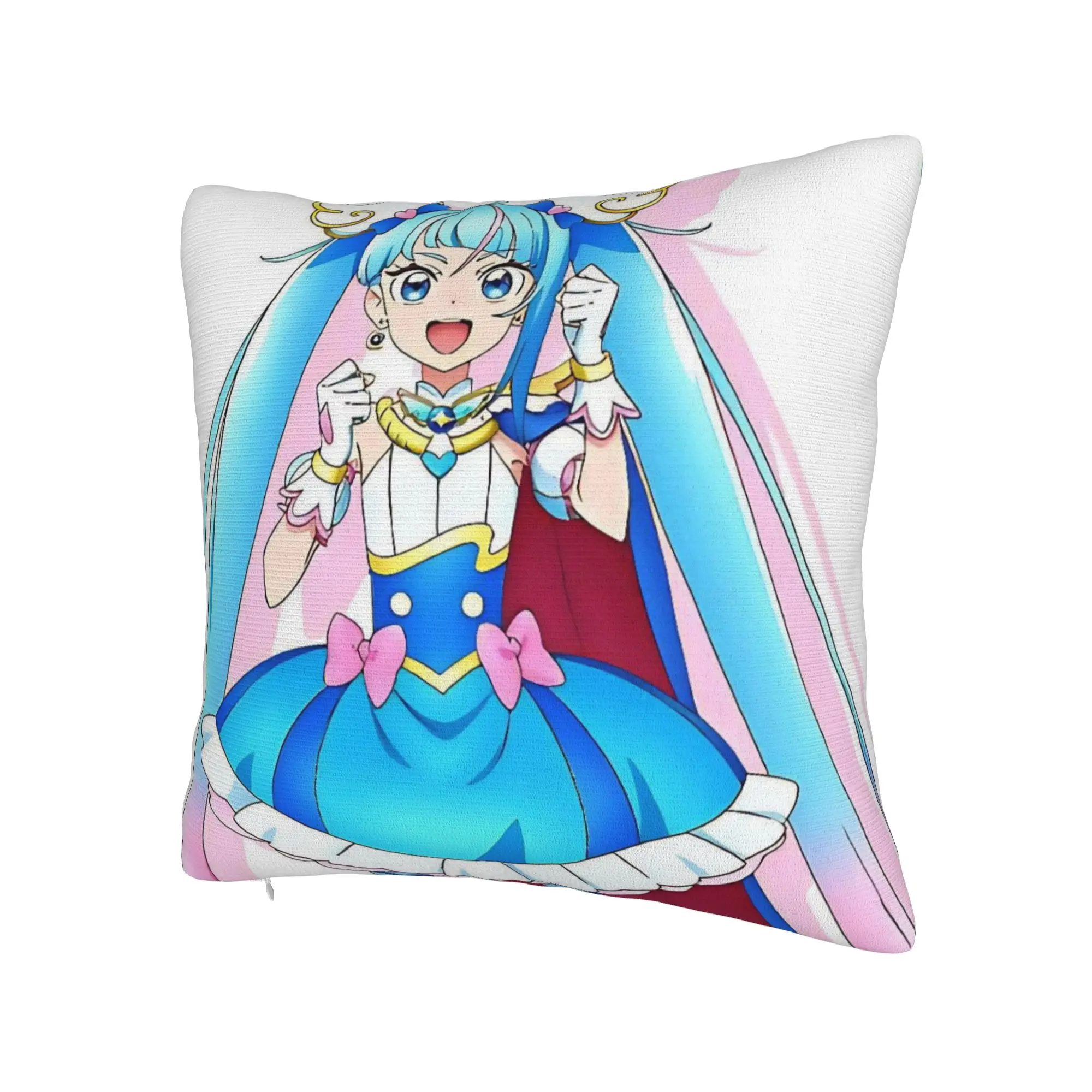 Decorative Pillow Cover Soaring Sky Pretty Cure Accessories Chair  Throw Pillow Case Cover Zipper Multiple Sizes