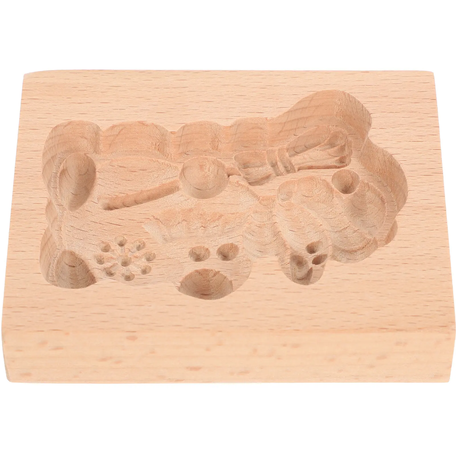 Wooden Cookie Mold Press for Baking – Tear-Resistant, Smooth Finish, Easy Release, Multi-Functional Home Baking Tool
