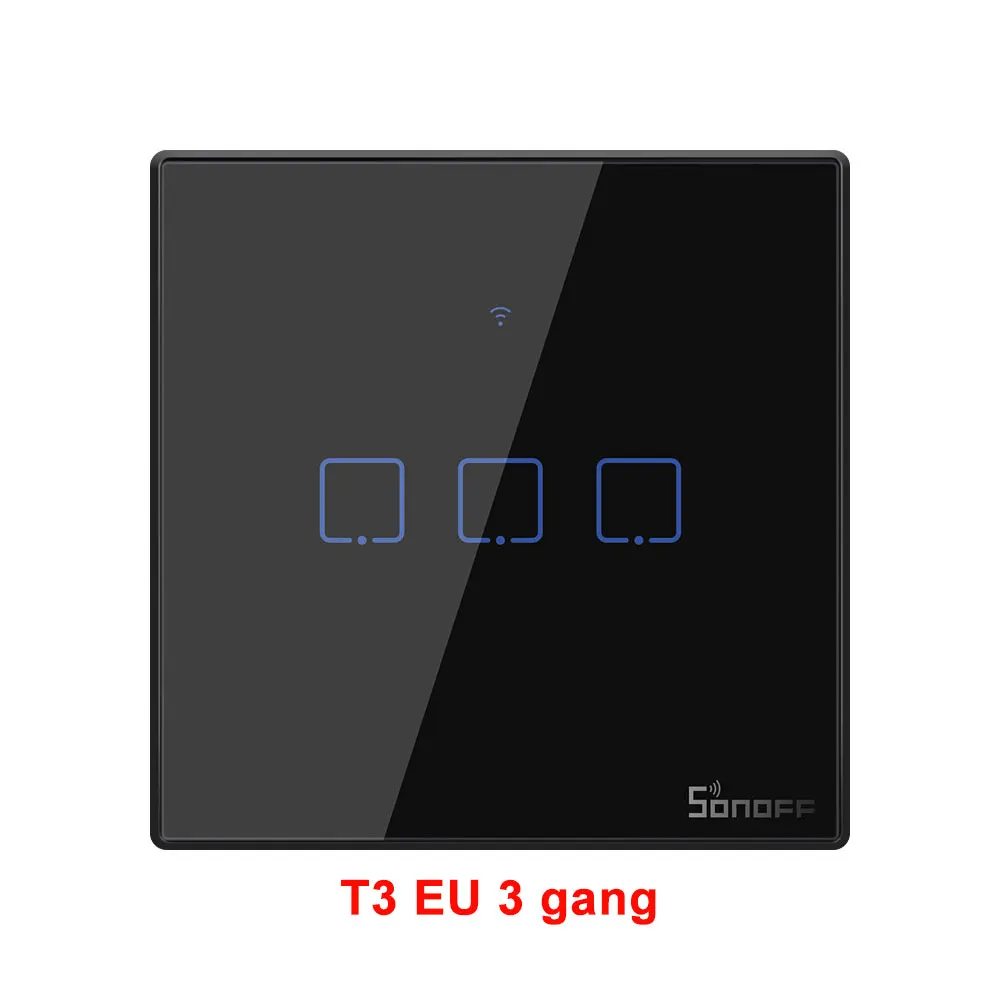 SONOFF T2/T3EU 433 MHz RF WiFi Touch Wandschalter Intelligente Szenensteuerung über eWeLink-Fernsprachsteuerung mit Alexa Google Home 8