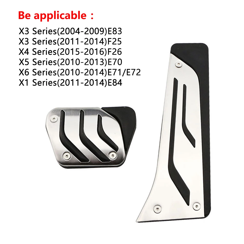 RHD Fußstütze Pedal Pad Abdeckung für BMW F20 F30 F31 316i 320i 328i 1 3 4 Serie Sport Gas Bremse Fuß Pedal Abdeckung Rest Pedale Kit – Detail 3