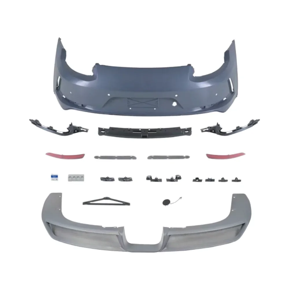 958.1/958.2 Upgrade to 2025 GT Body KitFront and Rear Bumper Body Kit with Daytime Lights Direct Mount Retrofit/Upgrade Kit