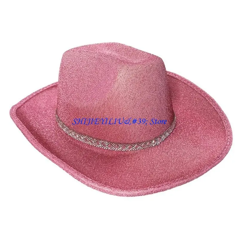 E21F Frau Fransen Cowboy mit BRAUT Brief Sommer Outdoor Braut Fedoras für Die Aufnahme Von Foto Liefert – Detail 9