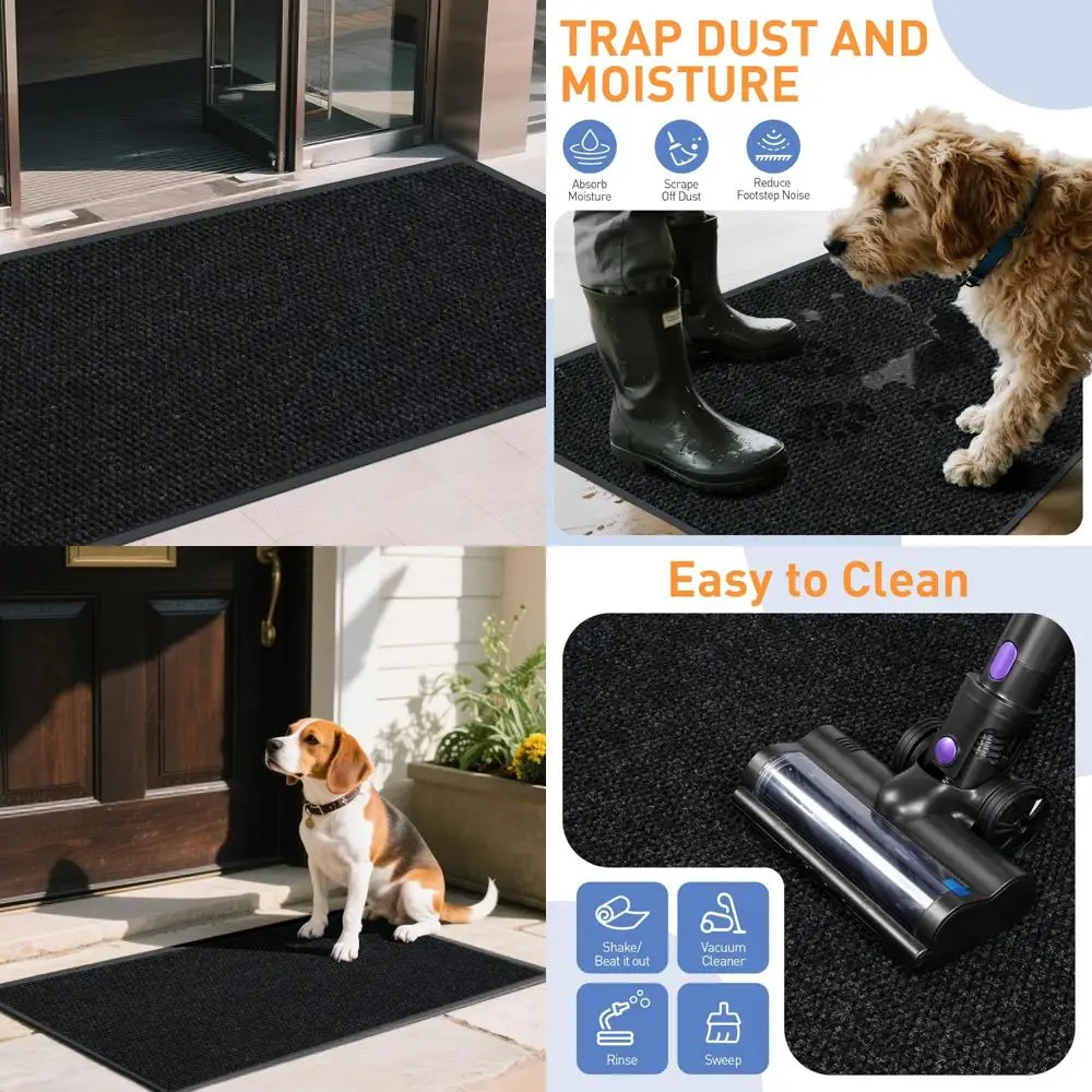 

Customizable Non-Slip Indoor Outdoor Entrance Mat, 2ft x 22ft, Commercial Grade Easy Clean Door Mat, Low Profile for Enhanced Sa