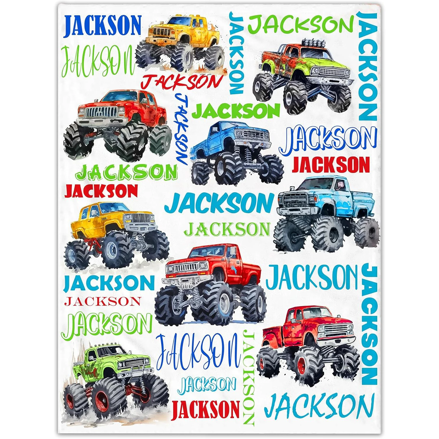 

New Personalized Baby Blanket for Boys Girls, Custom Baby Blanket with Name Soft Customized Blanket for Kids Toddler Gifts