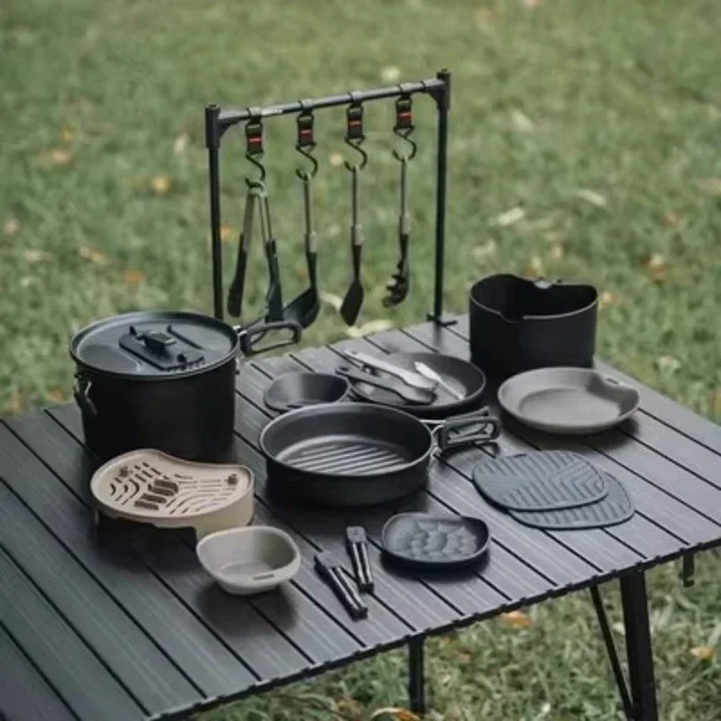 Cooking Set Camping Camping Cooking  Set Pot Cutlery Cookware Set