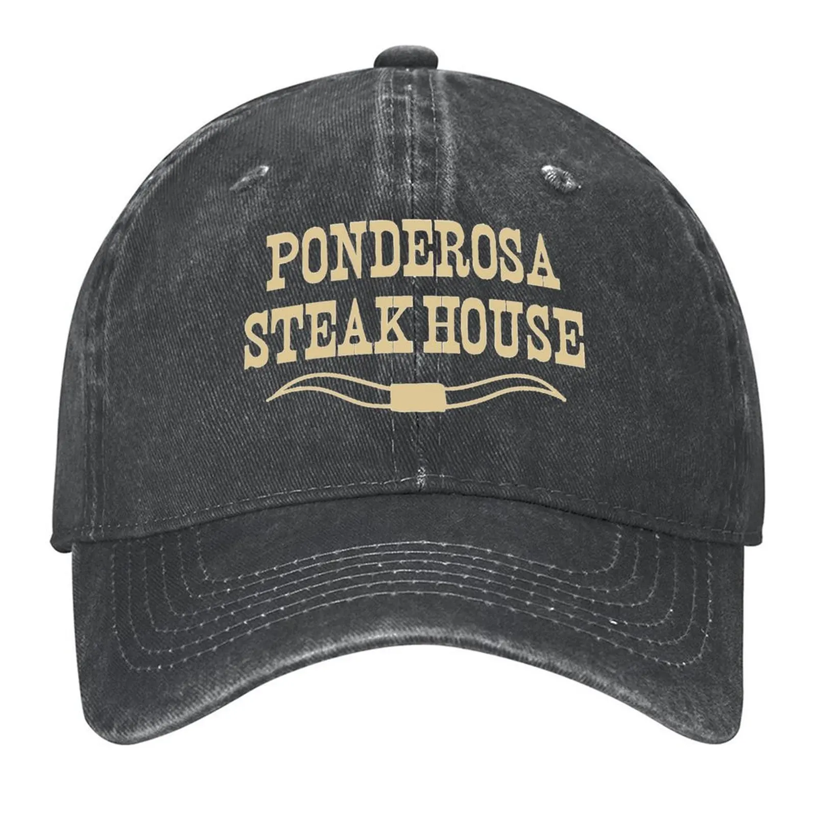 

Ponderosa Steakhouse Baseball Cap tactical cap Beach Outing beach hat Golf Wear Mens Hats Women's
