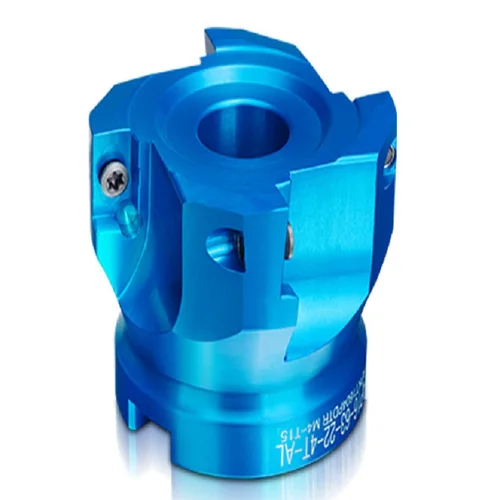 Cabezal de fresa de aluminio Cnc, cabezal de corte de fresado de múltiples hojas de ángulo recto 400r, aluminio de aviación de 90 grados