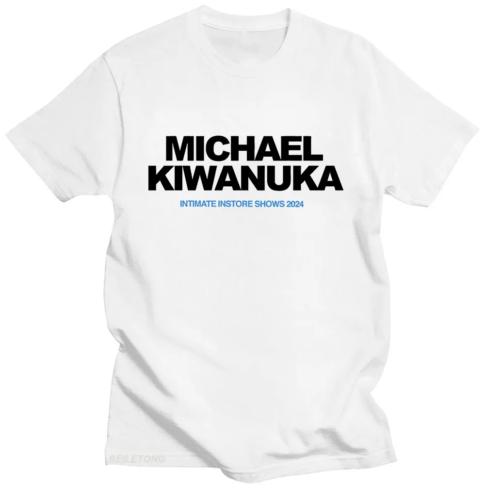 Michael Kiwanuka T Shirt Short Sleeve Harajuku Cotton Tee-shirt Graphic Printing Vintage Tshirt Moletom Hip Hop Punk Clothing