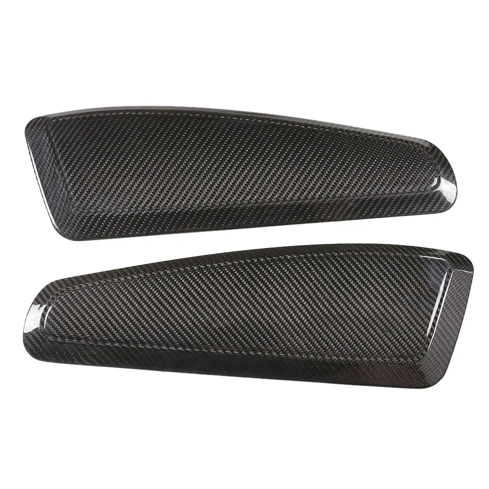 Real Dry Carbon Fiber Seat Side Cover Trim for-Porsche 911 2012-2018 718