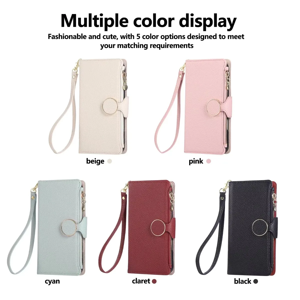 Crossbody الحبل محفظة قضية الهاتف لسامسونج غالاكسي A56 A36 A16 A26 A06 A55 A05 A35 A24 A34 A54 A25 A15 A14 A33 A53 A52 #6