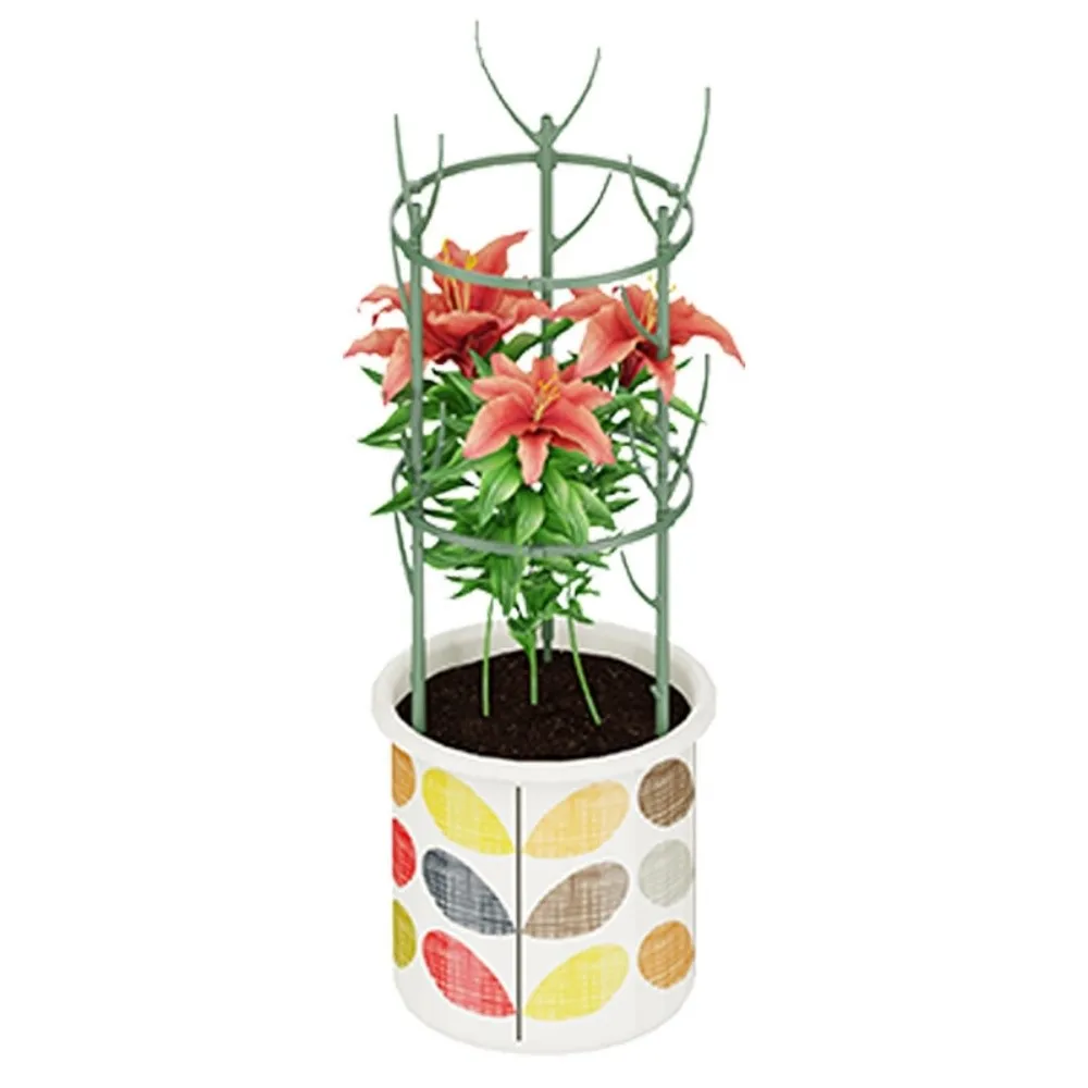 3/5PCS Stackable Plant Support Frame Detachable Weather-resistant Plant Cage Twig Trellis Plant Support Brackets Climbing Plants