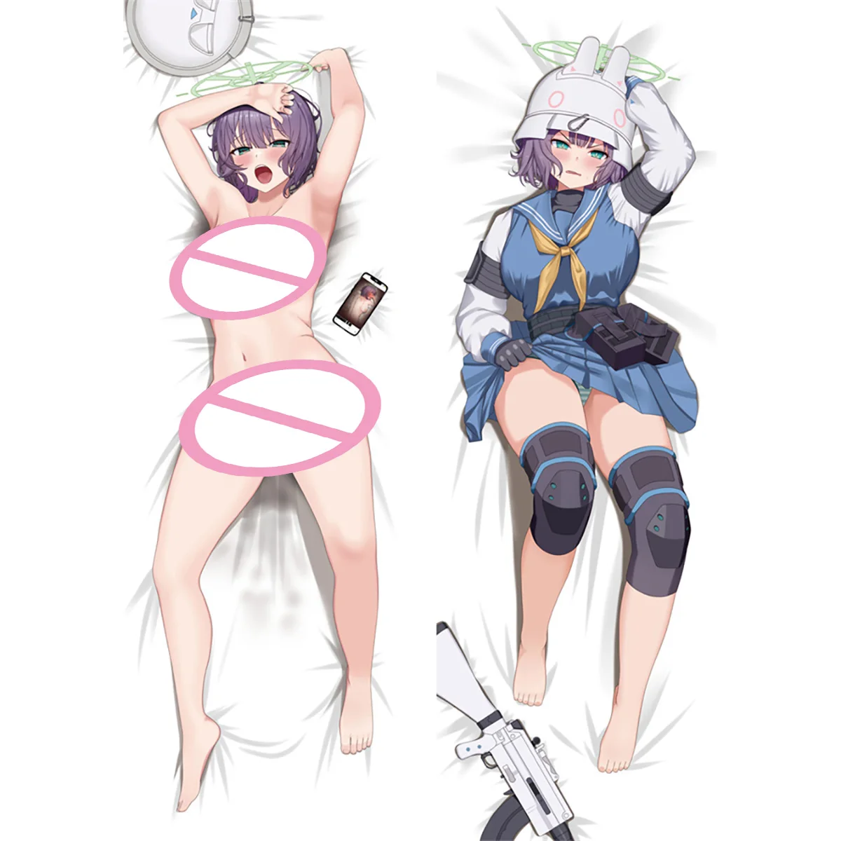 

Blue Archive ブルーアーカイブ Sorai Saki Dakimakura Waifu 2WAY Hugging Body Pillow Case Gift Anime Sexy Pillow Case Otaku Cushion Cover