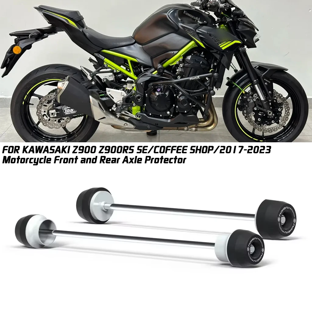 

For KAWASAKI Z900 Z900RS SE/Coffee Shop/2017-2023 Motorcycle Parts Wheel Rocker Shaft Front and Rear Axle Sliding Block