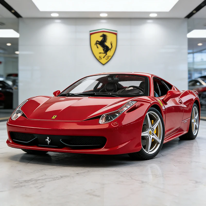 

Bburago 1:24 Ferrari 458 Italia Supercar Alloy Car Diecasts & Toy Vehicles Car Model Miniature Scale Model Car For Children