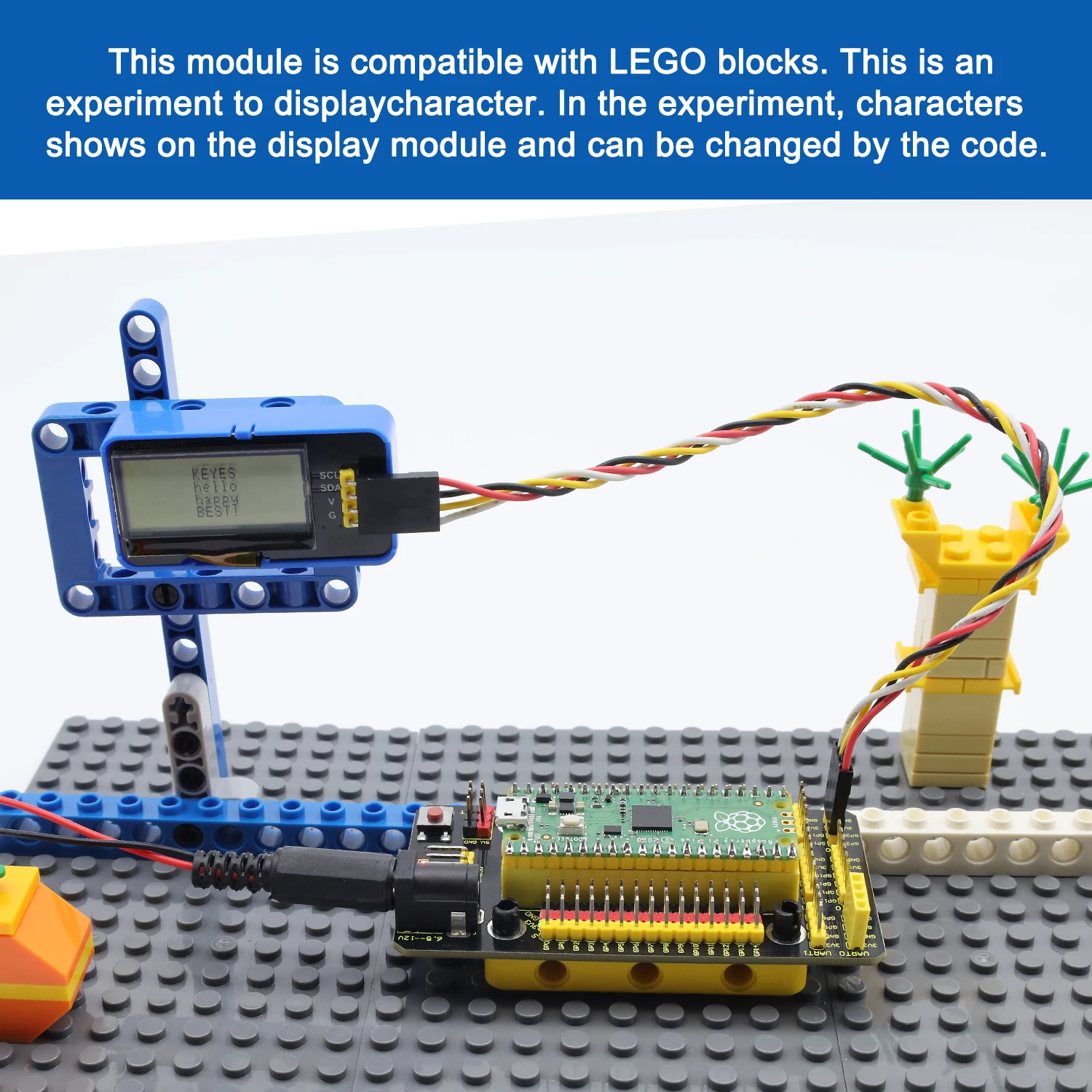 Keyestudio Raspberry Pi  Pico IO Shield Expansion Board For Raspberry Pi Pico Development Board DIY Kit  Electronic Projects
