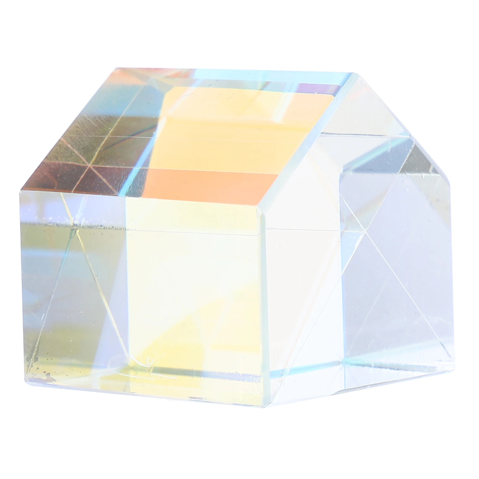 

1 Set Sun Catcher Prism Cube Color Mixing Light Refraction Unique Glass Optical Decorative Prism Home Sun Decoration For Garden