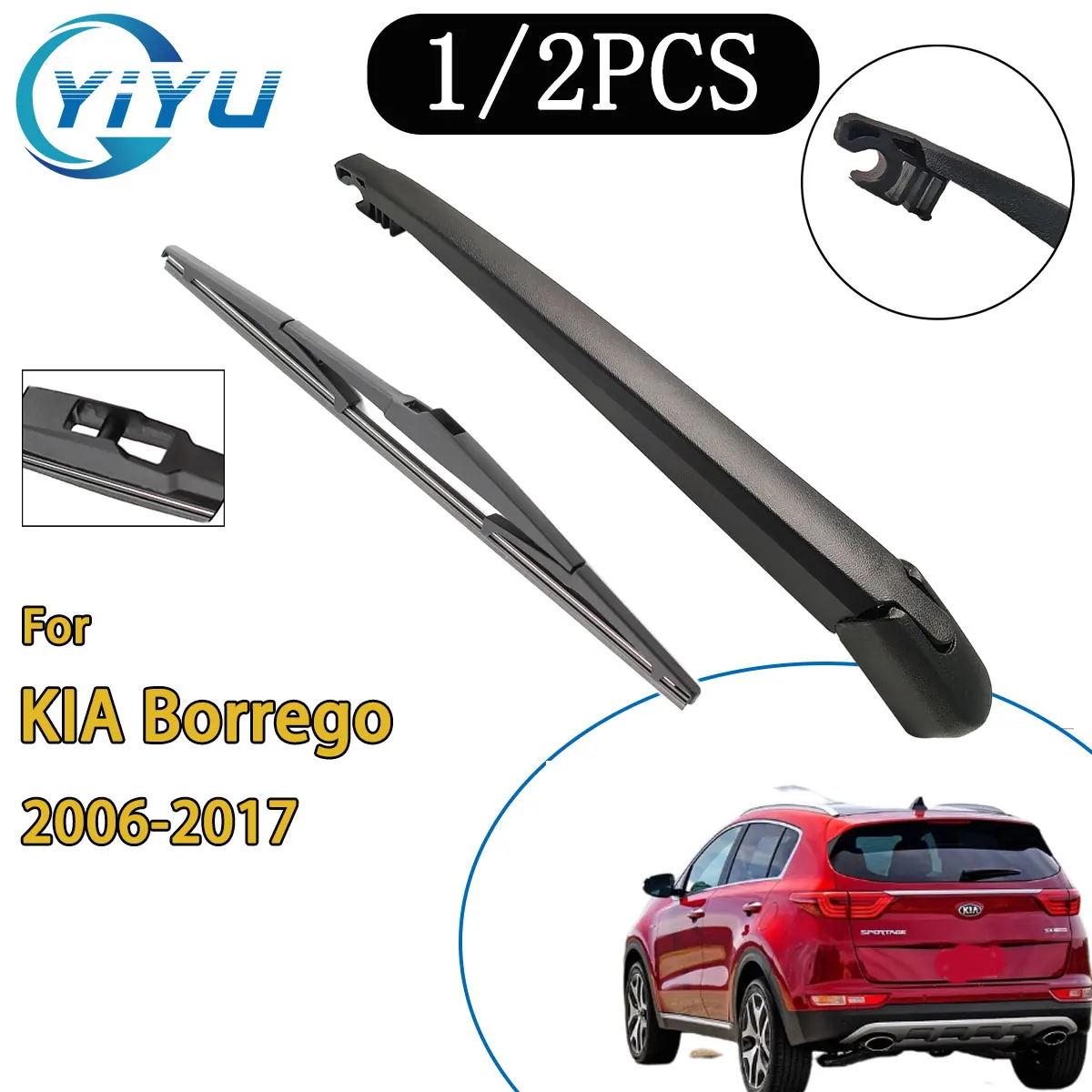 

1/2PCS Car Rear Windscreen Wiper Arm Wiper Blade for KIA Borrego 2006-2017 Car Accessories Accsesories