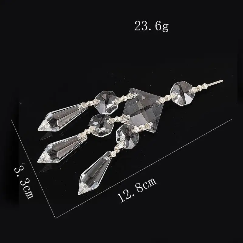 Gorgeous Glass Crystal Prism Suncatcher Chandelier Parts Crystal Lucky Hanging Pendant Handmade Christmas Wedding Decor
