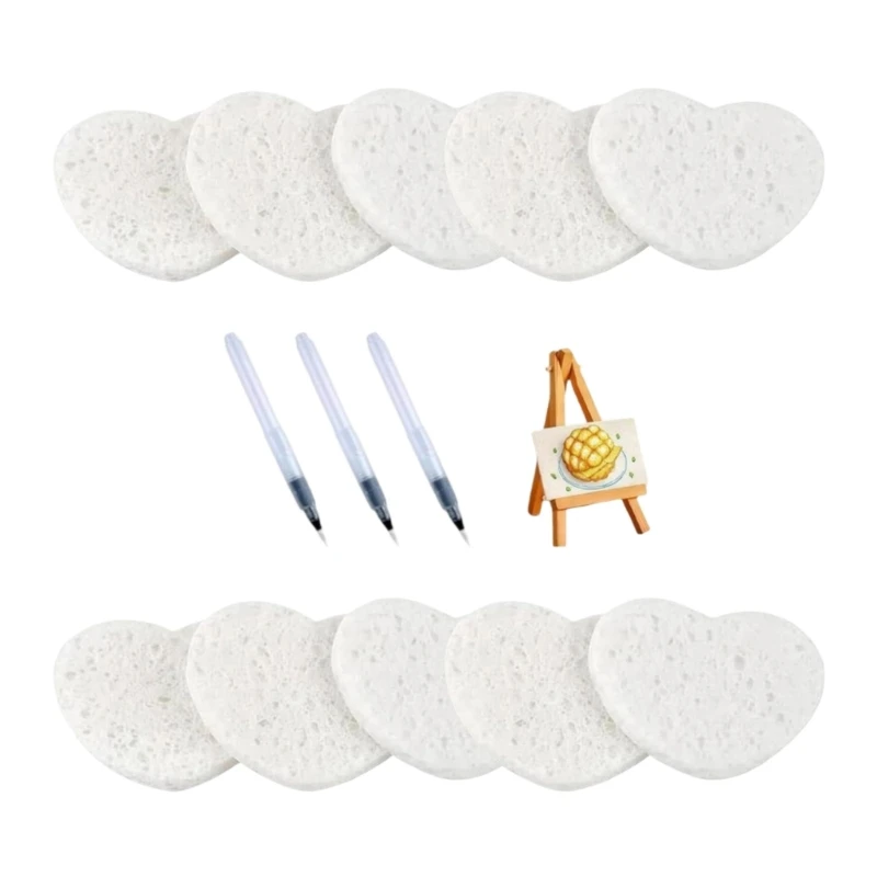 10 Vellen DIY 3D Bladerdeeg Schilderij Papier Knutselsets Met Markers En Miniatuur Schildersezel Voor Kinderen Volwassen Textuur