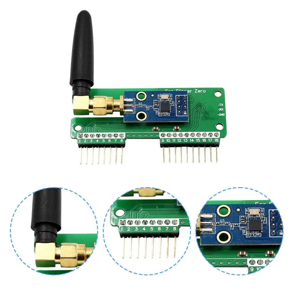 Placa de Desenvolvimento GPIO para Modificação Zero, Módulo do Mouse, Wi-Fi, CC1101, SubGhz, 433Mhz