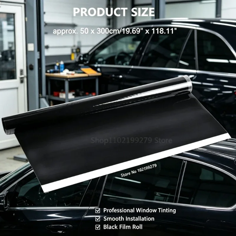 UV Rejection Auto Window Tint Film Multiple Light Transmittance for Summer Cabin Cooling