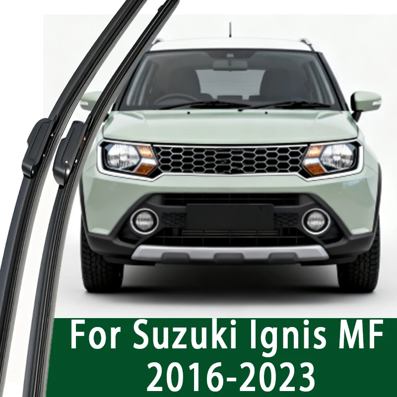 

For Suzuki Ignis MF 2016-2023 1set Front Windshield Wiper Blades Windscreen Wipers 2017 2018 2019 2020 2021 Accessories