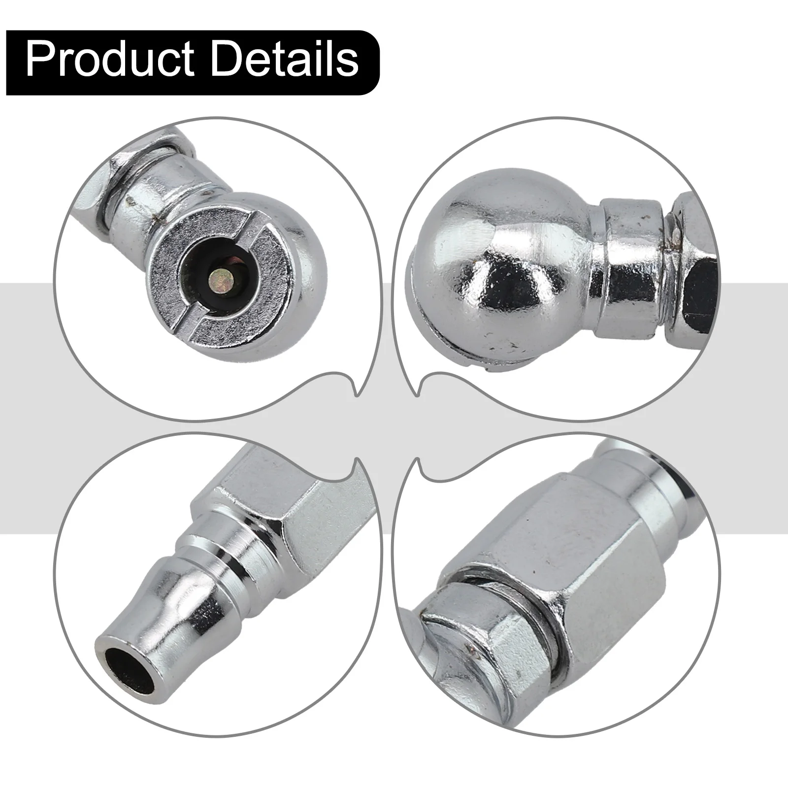 1pc Inflatable Nozzle Multifuncton Nozzle Repair Tool Replacement Iron Single/Double Head Accessories Car Tire