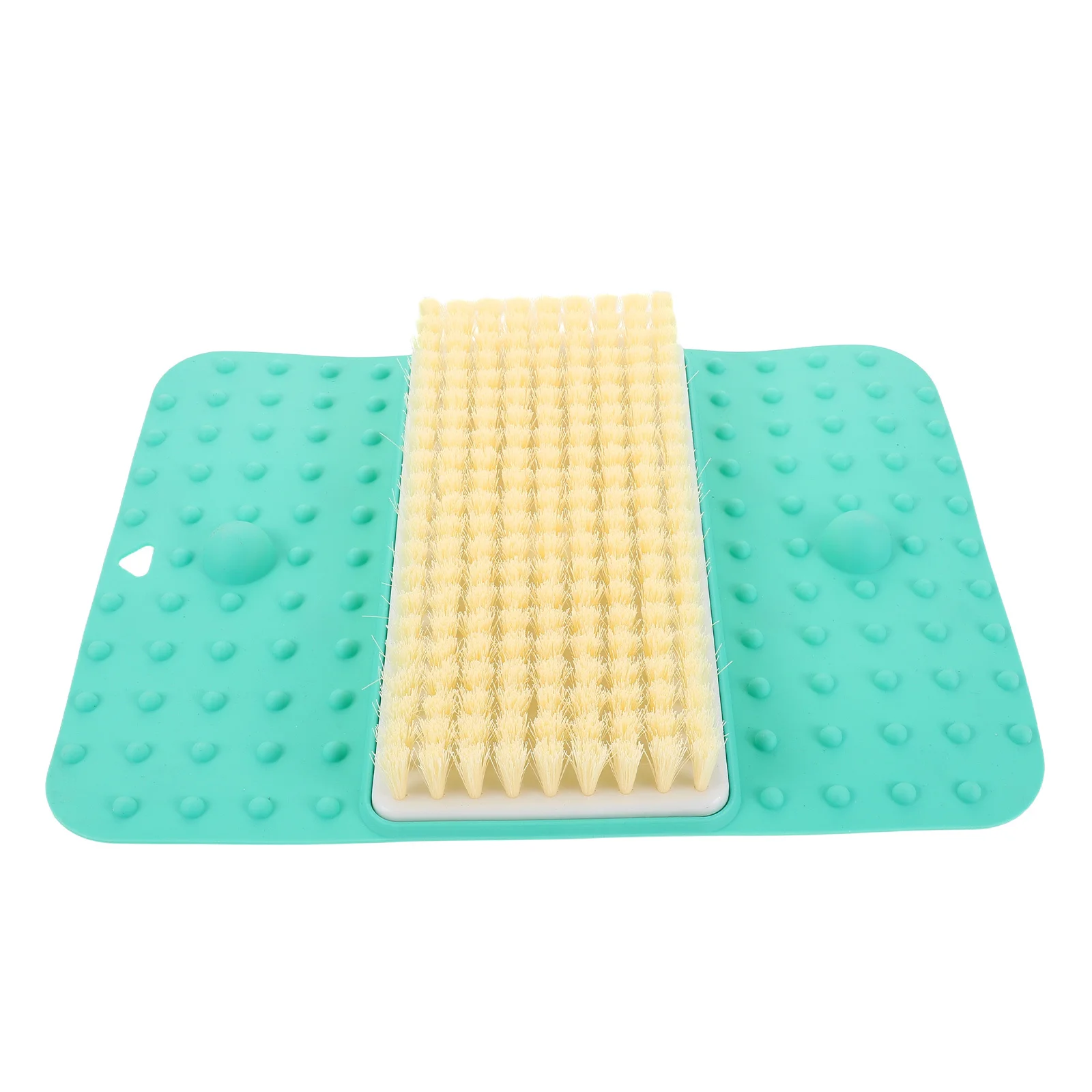 

Multifunctional Bathroom Foot Mat With Brush Suction Cups Exfoliating Acupoint Foot Washer For Shower Dead Skin Removal