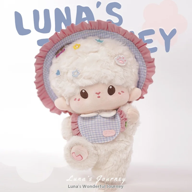 

Чудесное путешествие Луны, хлопковая кукольная одежда Miepu Lamb 20 см, коллекция кукол, рождественские подарки-сюрпризы