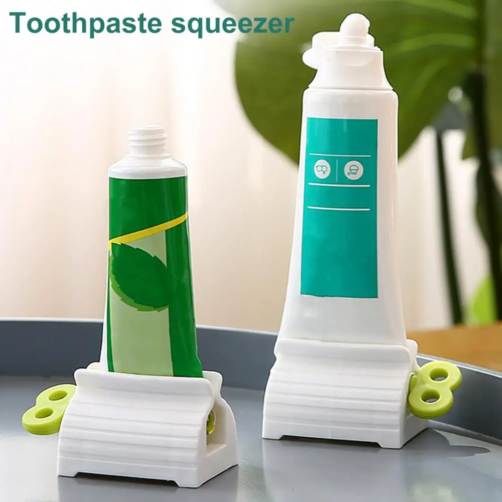 Toothpaste Squeezer Labor-saving Stable Base Manual Easy Dispenser Toothpaste Tube Roller Clip Bathroom Accessories