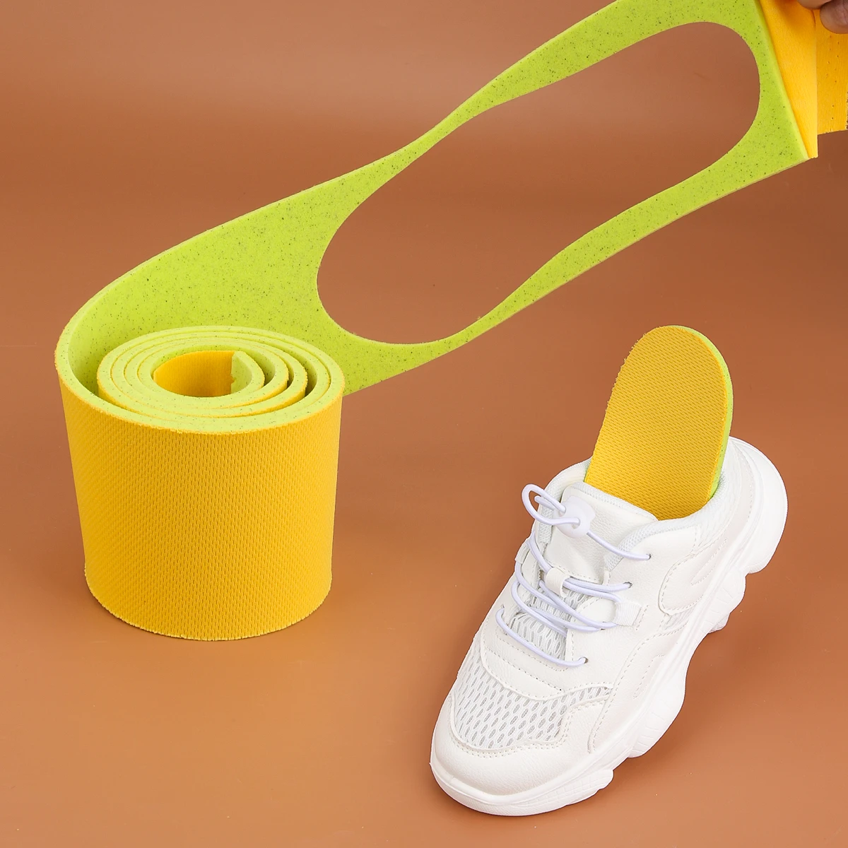 Neue selbstschneidende Einlegesohlen für Damen und Herren, atmungsaktiv, stoßdämpfende Sport-Einlegesohle für Erwachsene und Kinder, weiche Memory-Schaum-Schuhpolster – Detail 5