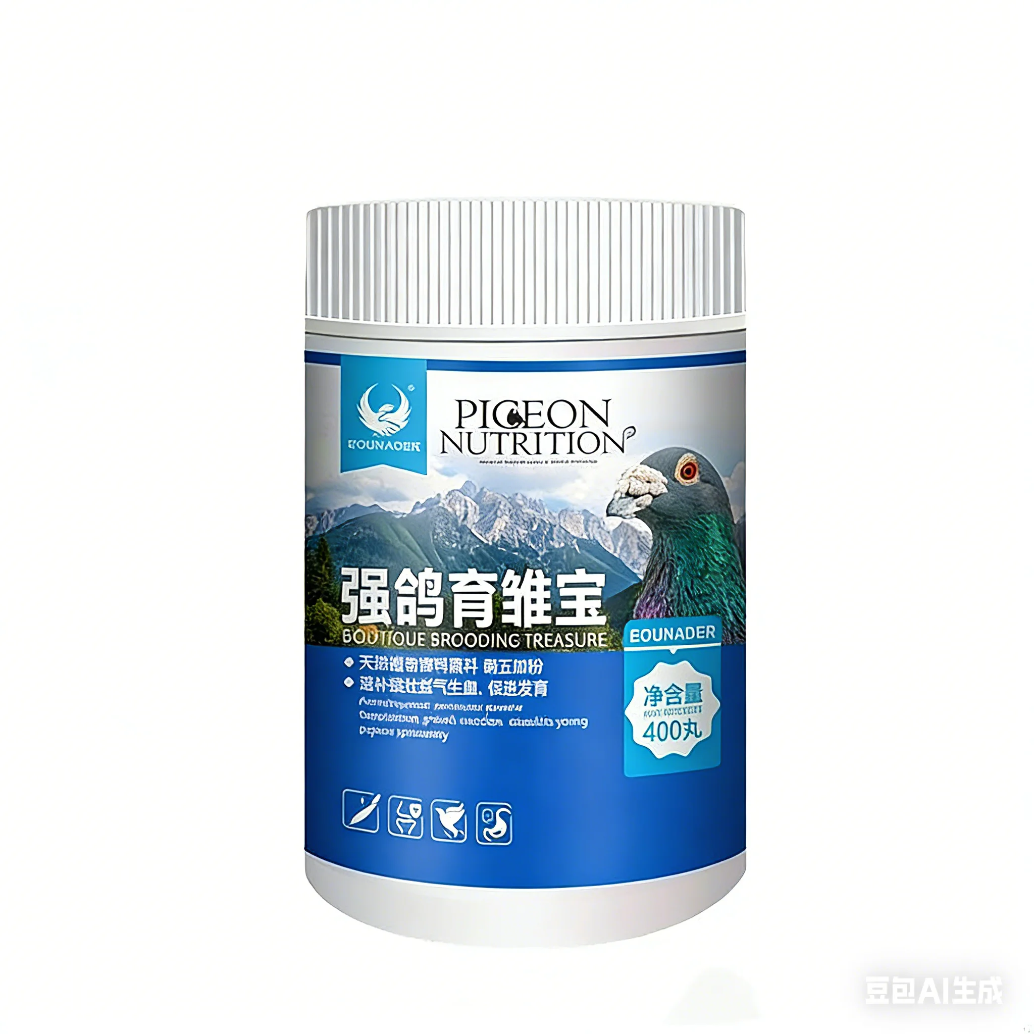 400 Pellets Young Pigeon Nutritional Supplements Promote Growth & Immunity, Young Pigeon Care