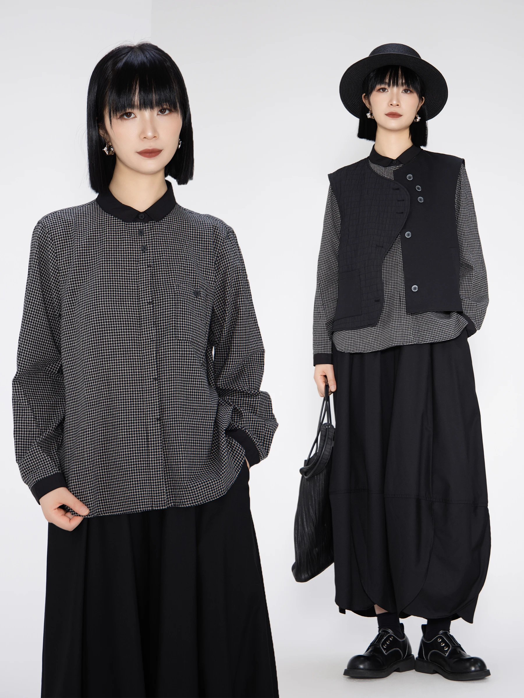 

Pure Cotton Casual Sle Women's irt Bookru Artistic Briti Design Loose Fit Breathable Comfortable Long Sve Autumn 2025