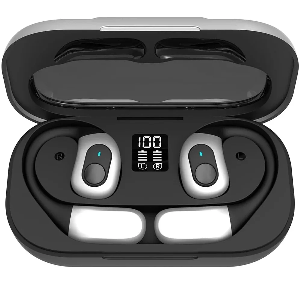 

Air Conduction Bluetooth 5.3 Earphones Sport Waterproof Touch Control Wireless Headphones HiFi Stereo Earbuds Open Ear Headsets