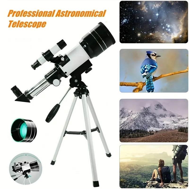 Astronomical Telescope with Finderscope Children\'s Professional Moon Observation High Power HD Outdoor Eyeglasses