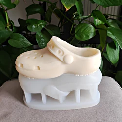 Sandal Clog stype Basketball Sneaker Shoes Decoration Epoxy Resin Mould Homemade Candle Making Sneakers Silicone Mold