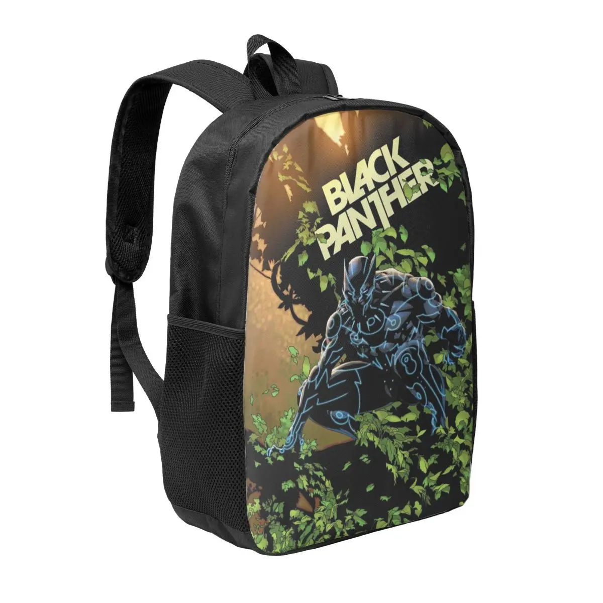 Custom Hero Black Panther Backpacks for Women Men Waterproof College School Bag Print Bookbags