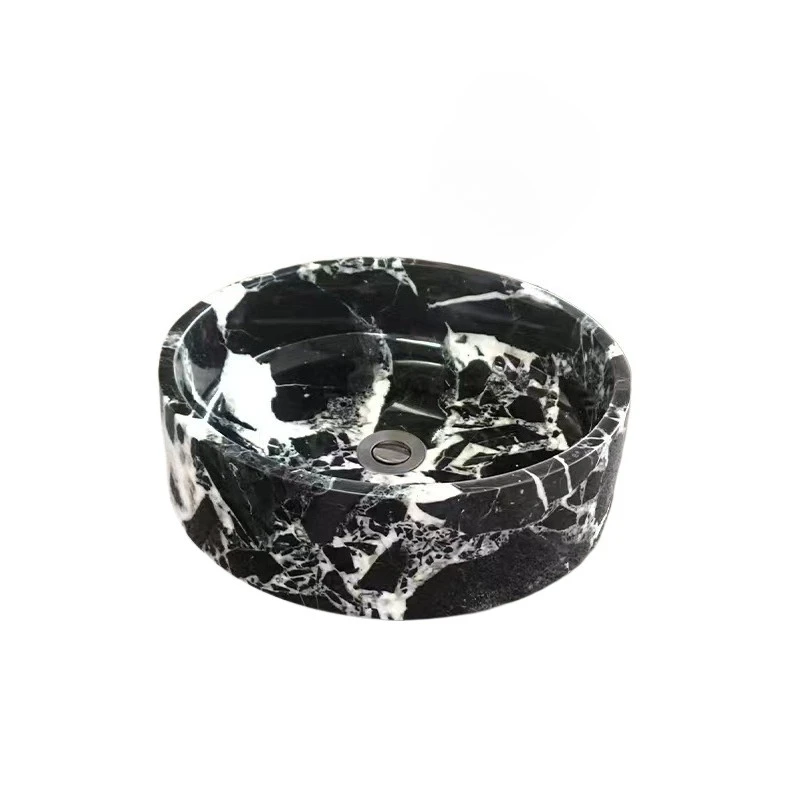 

Luxury natural marble countertop basin, bathroom, face and hand washing integrated home decoration countertop basin