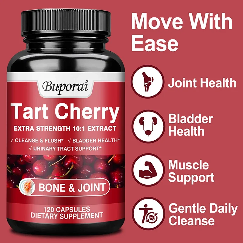 Tart Cherry - Joint Support and Muscle Recovery, Uric Acid Removal, Antioxidant