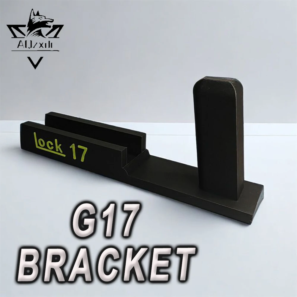 

Tactical Pistol Bracket Airsoft 3D Printed G17 Toy Display Stand Home Safe Storage Bracket Accessories for CS Hunting Shooting