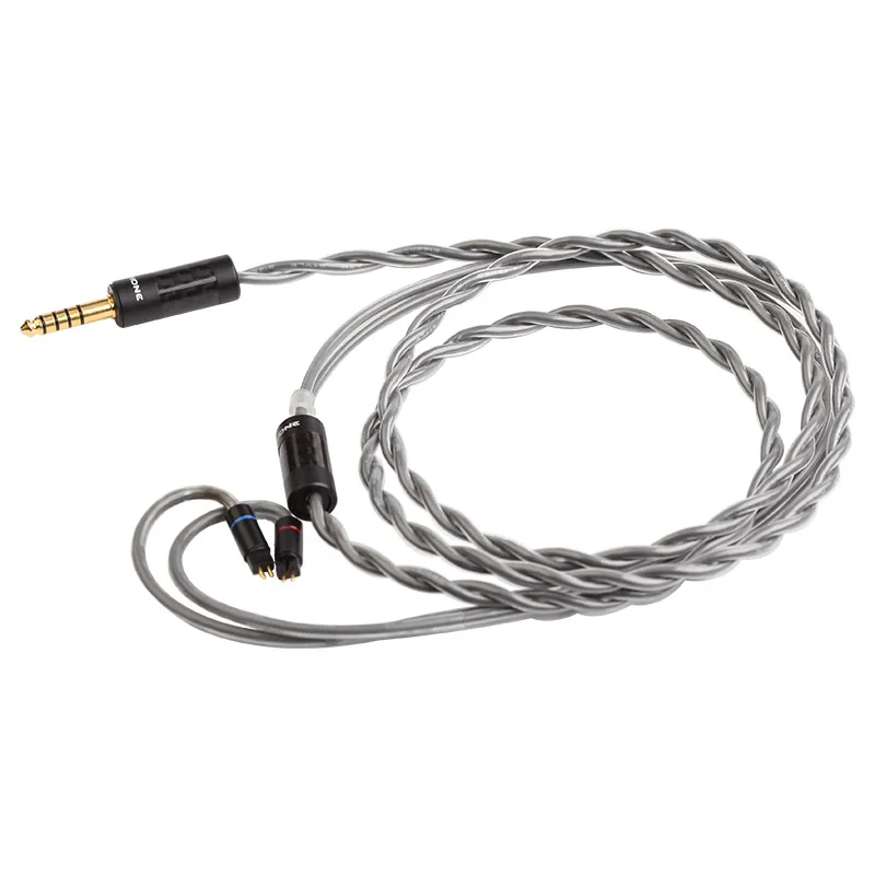كابل ترقية سماعة الرأس Zephone Gray Dragon HiFi لـ mmcx QDC 0.78IE40 900 ipx، قابس اختياري 3.5/2.5/4.4 مم، كابل الصوت