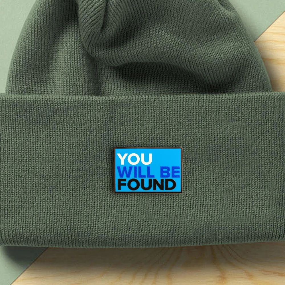 Lieber Evan Hansen-inspirierter Abzeichen-Anstecker „You Will Be Found“, Emaille-Pin, Musik-Brosche, lustiger Kragen-Schmuck, Rucksack-Dekoration, Geschenk – Detail 6